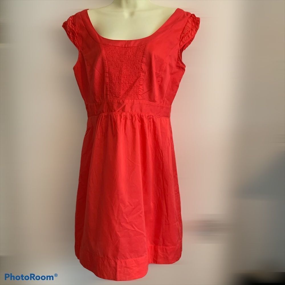 Gianni Bini salmon pink cap sleeved dress